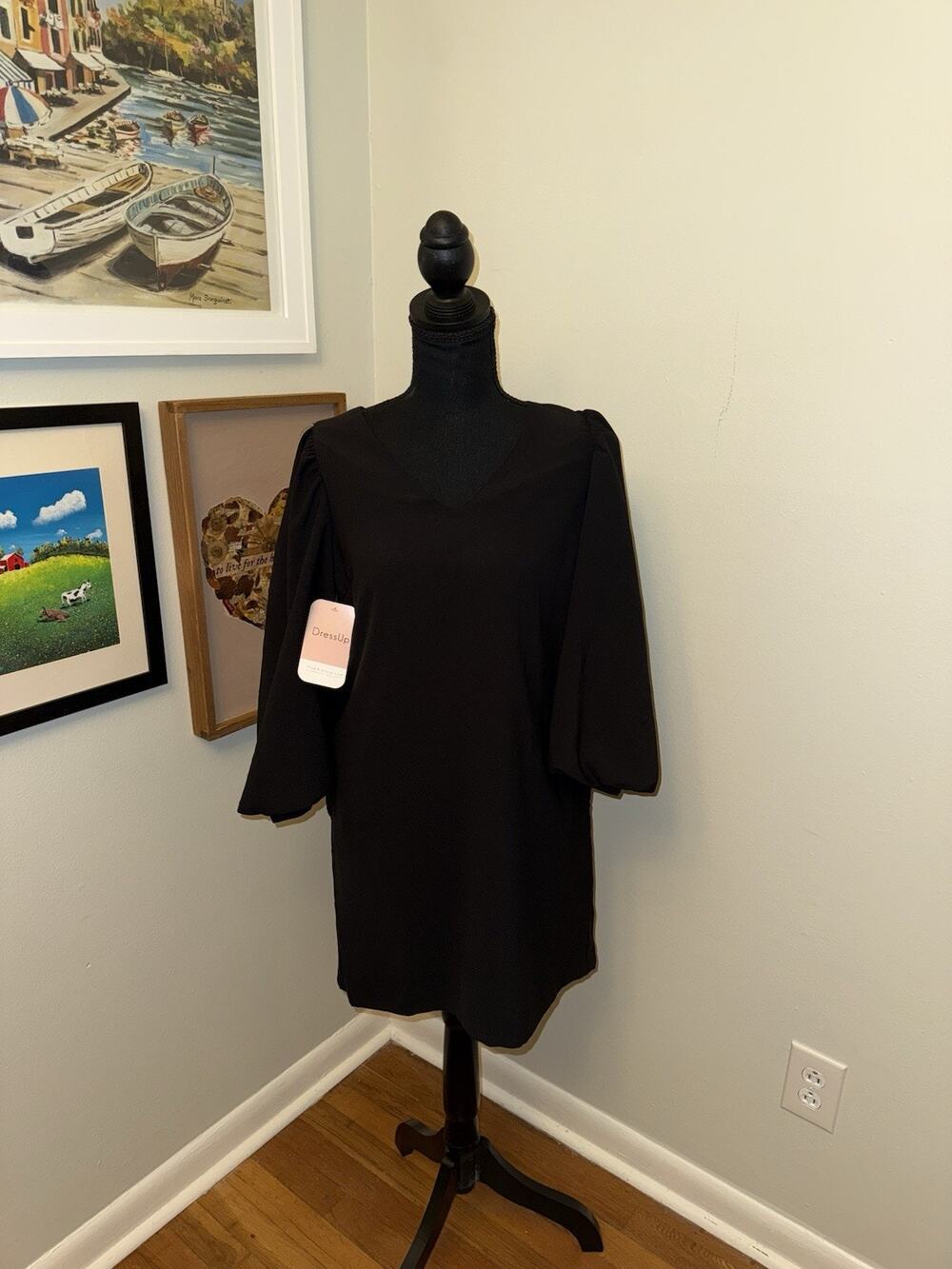 Hudson Gray Black Shirt Dress Size Small Women 34” Length Loose Fit NEW